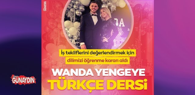 Mauro Icardi Galatasaray'a imza attı, eşi Wanda Nara da Türkçe öğreniyor