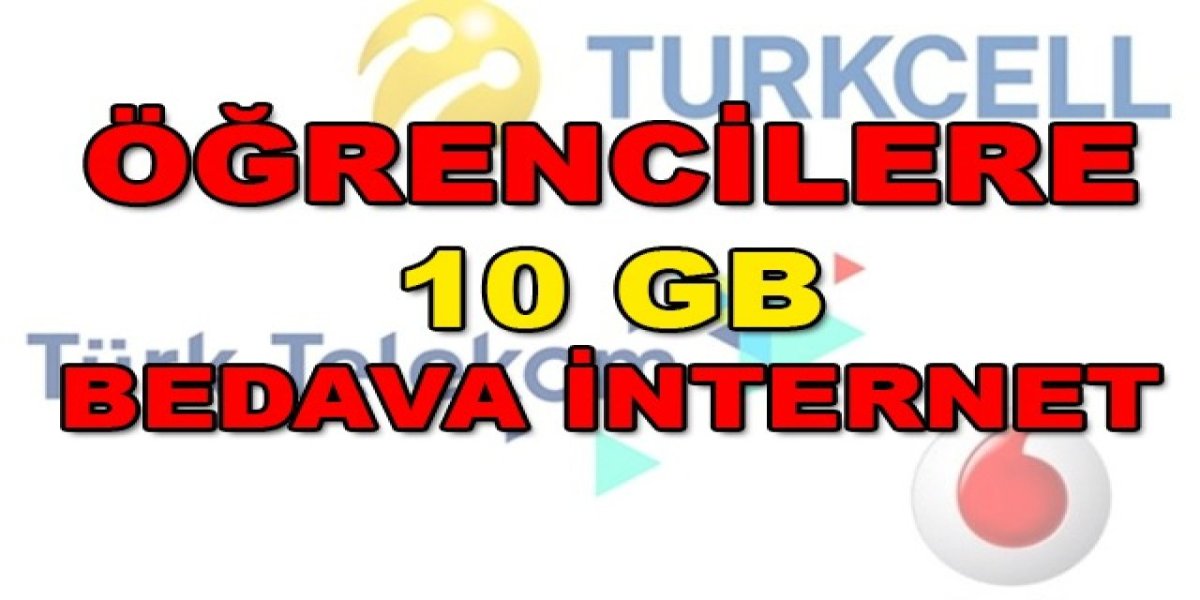 Türk Telekom, Vodafone ve Türkcell'den Bedava İnternet Kampanyaları